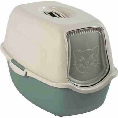 Toilethuis - Watergroen & Wit (Gerecycled PP) - 56 x 40 x 39 cm
