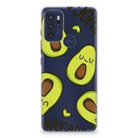 Motorola Moto G60s Telefoonhoesje met Naam Avocado Singing