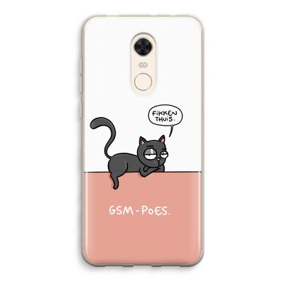 GSM poes: Xiaomi Redmi 5 Transparant Hoesje
