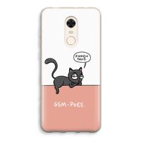 GSM poes: Xiaomi Redmi 5 Transparant Hoesje