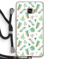 Ananas bladeren: Samsung Galaxy A3 (2016) Transparant Hoesje met koord