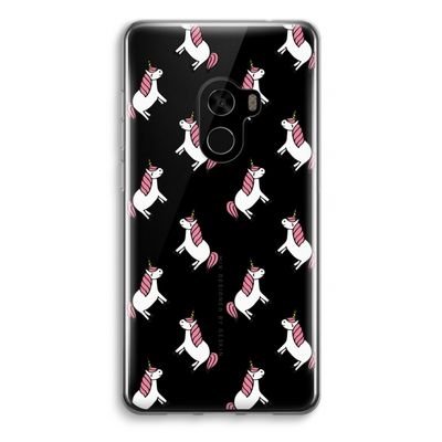 Eenhoorns overal: Xiaomi Mi Mix 2 Transparant Hoesje