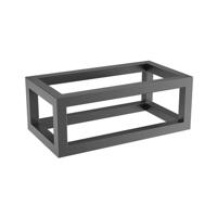 Frame voor fontein Wiesbaden Nick | Wandmontage | 39.5x15x21.5 cm | Vierkant | Gunmetal