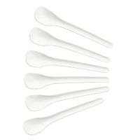 Fackelmann Eierlepels 14 cm 6 Stuks Wit