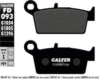 GALFER remblokken "fd093" brake pad fd093 g1054 organic