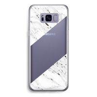 Biggest stripe: Samsung Galaxy S8 Transparant Hoesje