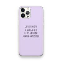 Ochtendhumeur: iPhone 12 Pro Transparant Hoesje
