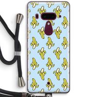 Bananas: HTC U12+ Transparant Hoesje met koord