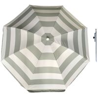 Parasol - zilver - D180 cm - incl. draagtas - parasolharing - 49 cm - thumbnail