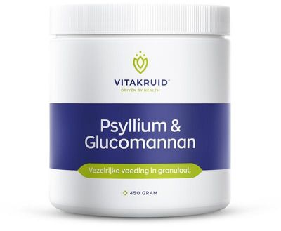 Psyllium 5000 mg & Glucomannan 1000 mg vezels