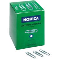 NORICA Bureauklemmen 1554468 24 mm Zilver 1000 stuk(s)