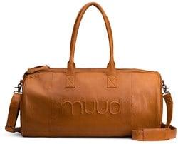 MUUD Drew XL Whisky - Handgemaakt leren weekendtas 60xØ34cm