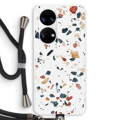 Terrazzo N°4: Huawei P50 Transparant Hoesje met koord