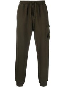 Stone Island pantalon de jogging à patch Compass - Vert