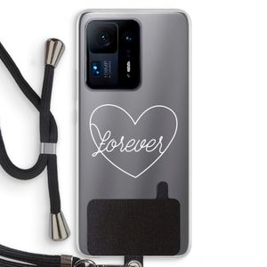 Forever heart pastel: Xiaomi Mi Mix 4 Transparant Hoesje met koord