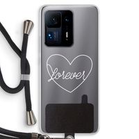 Forever heart pastel: Xiaomi Mi Mix 4 Transparant Hoesje met koord