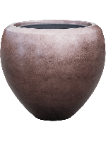 Baq Metallic Silver leaf Couple matt coffee (met inzetbak), 50x45cm