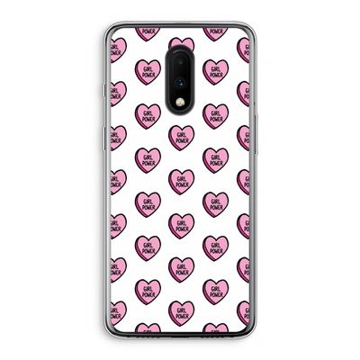GIRL POWER: OnePlus 7 Transparant Hoesje