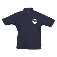 Polo voor kinderen bedrukken - Navy - 6 jaar