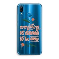 Optimistic flower girl: Huawei P20 Lite Transparant Hoesje