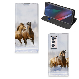 OPPO Find X3 Neo Hoesje maken Paarden