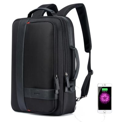 Bopai 751-006561 grote capaciteit Business Casual ademend laptop rugzak met externe USB-interface grootte: 29 x 16 x 44cm (zwart)
