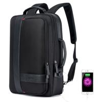 Bopai 751-006561 grote capaciteit Business Casual ademend laptop rugzak met externe USB-interface grootte: 29 x 16 x 44cm (zwart)