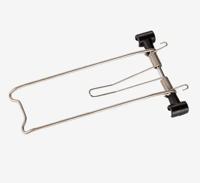 Racktime clampit with spring 10 mm clip / 100 mm width black