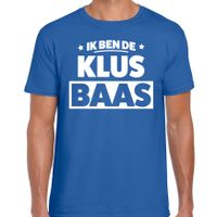 Hobby t-shirt klus baas blauw voor heren - klus liefhebber shirt 2XL  - - thumbnail