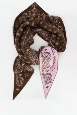 Guest In Residence shawl Wild Rag A25210AL chesnut/daybreak