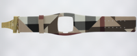 Horlogeband Burberry BU4050 Onderliggend Leder Multicolor 28mm