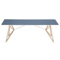 Gazzda Tink Tafel linoleum 220x90 whitewash Smokey Blue