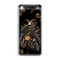 Huilende Wolf: Samsung Galaxy A80 Transparant Hoesje Huilende Wolf: Samsung Galaxy A80 Transparant Hoesje