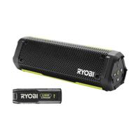 Altavoz Bluetooth - RYOBI - 4 V - IP67 - Cable USB-C - 1 batería de litio USB de 4 V y 2,0 Ah