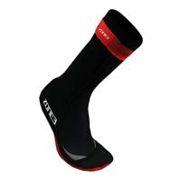 Zone3 Neopreen zwemsokken zwart/rood