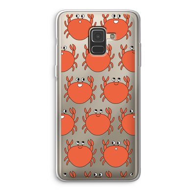 Krab: Samsung Galaxy A8 (2018) Transparant Hoesje