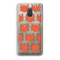 Krab: Samsung Galaxy A8 (2018) Transparant Hoesje
