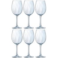 6x Wijnglas/wijnglazen Dolce Vina voor rode wijn 360 ml - Wijnglazen - thumbnail