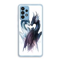Yin Yang Dragons: Samsung Galaxy A52 Transparant Hoesje