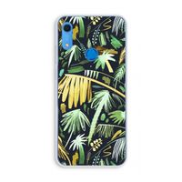 Tropical Palms Dark: Huawei Y6s Transparant Hoesje