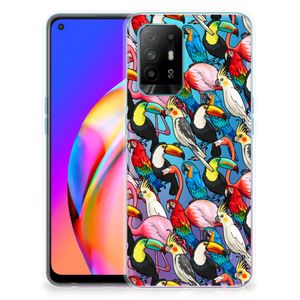 OPPO A94 5G | Reno5 Z TPU Hoesje Birds