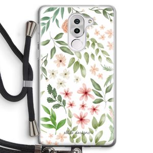 Botanical sweet flower heaven: Honor 6X Transparant Hoesje met koord