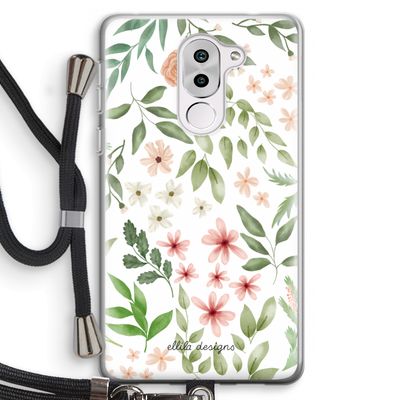 Botanical sweet flower heaven: Honor 6X Transparant Hoesje met koord