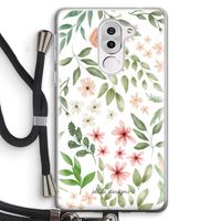 Botanical sweet flower heaven: Honor 6X Transparant Hoesje met koord
