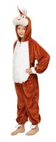 Pluche Konijn Onesie Kind Bruin
