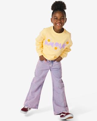HEMA Kinderjeans Bootcut Fit Roze (roze)