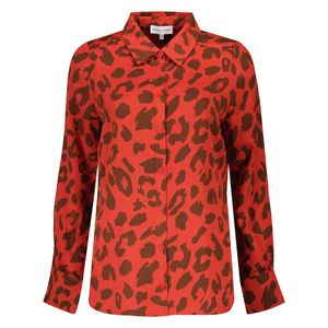 Mees Red Leopard blouse 44