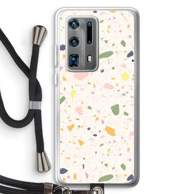 Terrazzo N°21: Huawei P40 Pro Plus Transparant Hoesje met koord