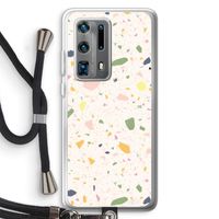 Terrazzo N°21: Huawei P40 Pro Plus Transparant Hoesje met koord