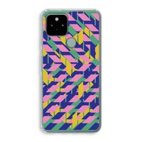 Skew Blush 1: Google Pixel 5 Transparant Hoesje